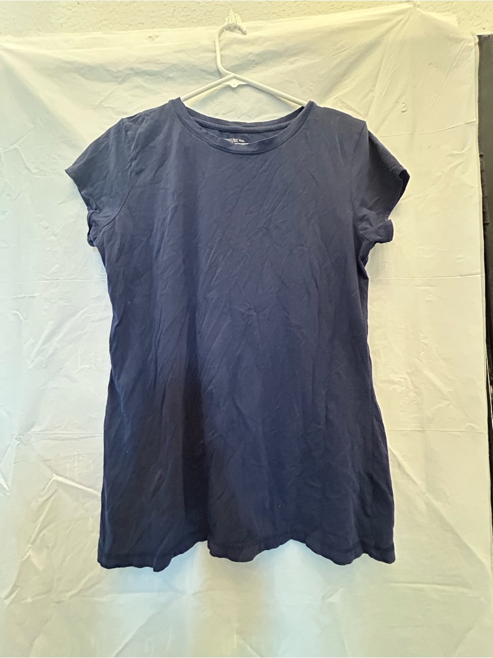 Mossimo Supply Co. Juniors Navy Blue Short Sleeve T Shirt Sz XXL 100% Cotton NW
